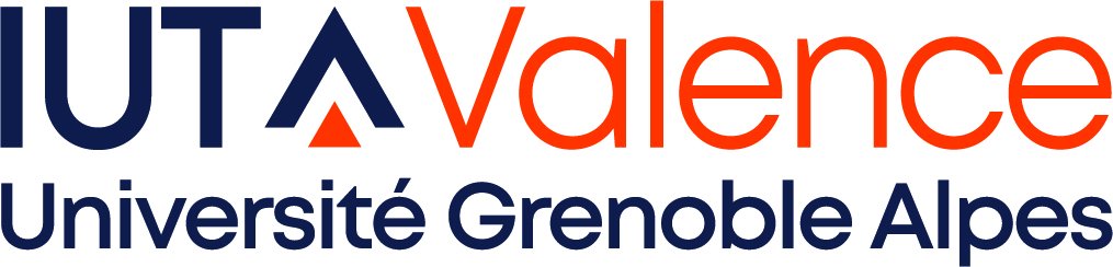 Logo IUT Valence horizontal CMJN